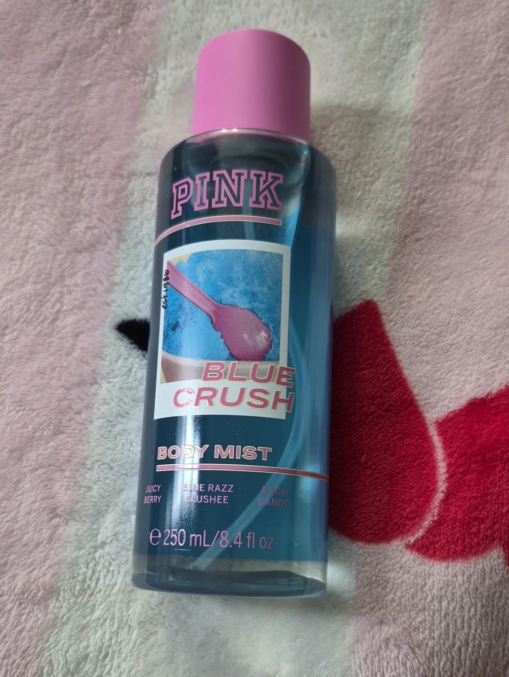 PINK Victoria's Secret Blue Crush Body Mist - Pink & Blue